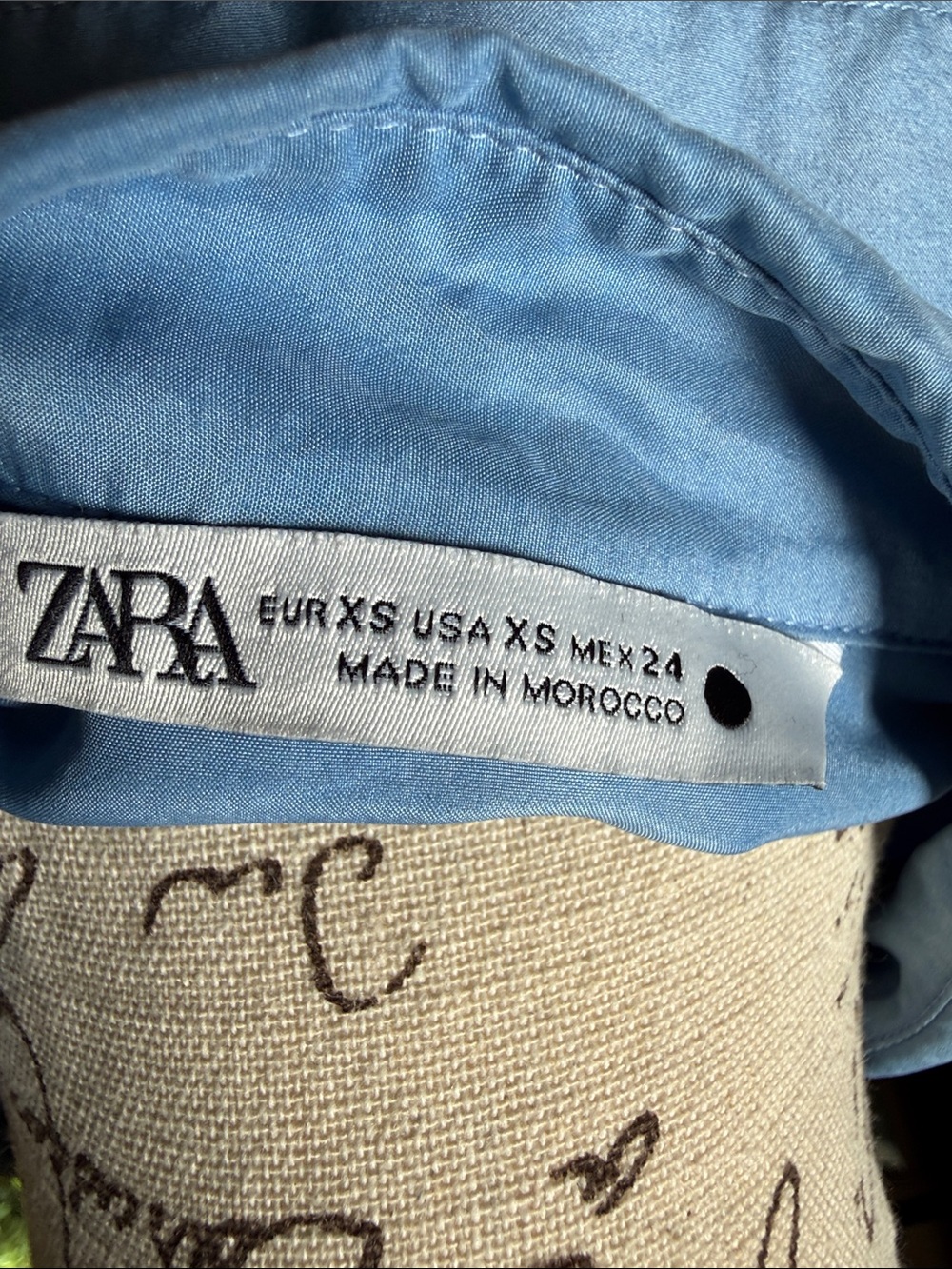 Zara 100% Silk Button down shirt - Picture 2 of 7